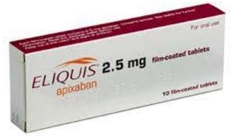 Hard Gelatin Capsules Eliquis 2.5 Mg at Rs 320 in Pune - ID: 6931227 ...