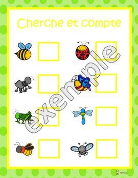 Insectes Cherche Et Compte By Veronica TPT