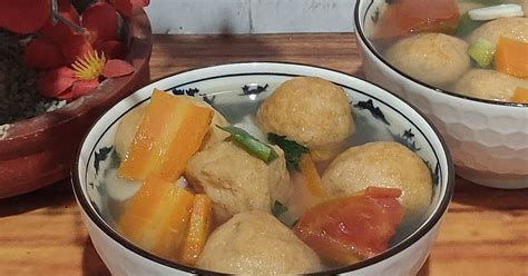 Resep Sup Bakso Tahu Oleh Siswaty Elfin Bachtiar Cookpad