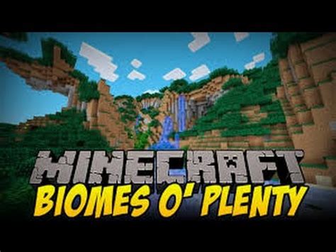 Como Ter Biomas Novos No Minecraft Biomes O Plenty YouTube