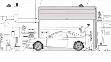 Un dessin en ligne continue d un jeune homme Vecteur Premium généré à