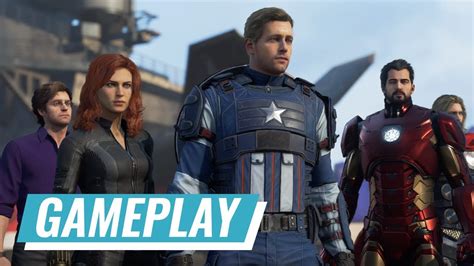 Marvel S Avengers A Day Prologue Minutes Gameplay Youtube