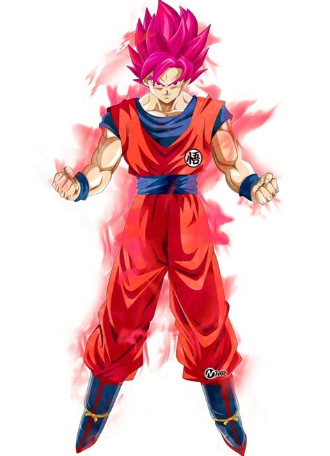 Goku Ssj Dios Rojo Personajes De Dragon Ball Goku Dragones