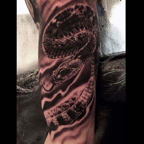 Diamondback Rattlesnake Tattoos