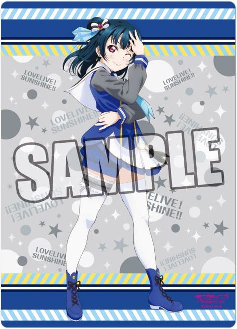 Love Live Sunshine B5 Clear Sheet Part 7 Tsushima Yoshiko Kyou