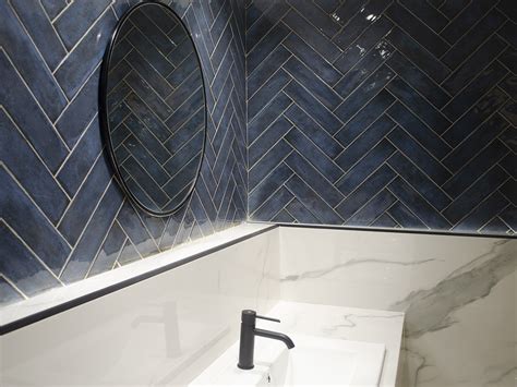 CERAMICA PARA PARED AZUL BRILLO DESTONIFICADO 7 5X30 BALDOCER GAMAS