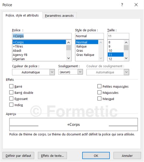 3 Mise en forme des caractères Word 2021 Formation de base en accès