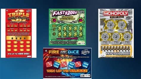 Florida Lottery Unveils 4 New Scratch Off Games