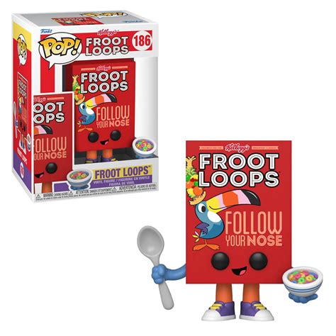 Funko Pop Ad Icons Kelloggs Froot Loops Cereal Box Vinyl Figure