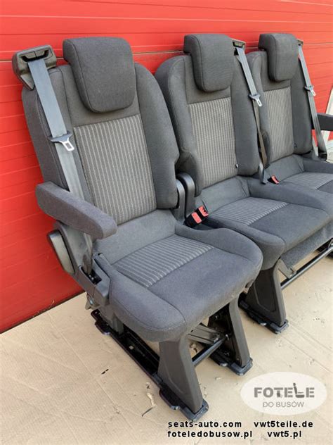 Seat Ford Transit Custom Kombi Bench Rear Seats Double Single Lhd White