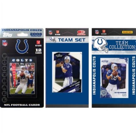 C And I Collectables Colts3ts Nfl Indianapolis Colts 3 Different Licensed