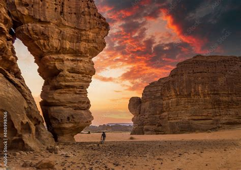 Artistic Rock Mountains Of Al Ula Saudi Arabia Stock Photo Adobe Stock