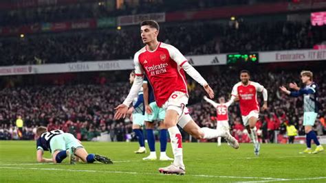 Kai Havertzs Late Goal Help Arsenal Defeat Brentford To Keep Title