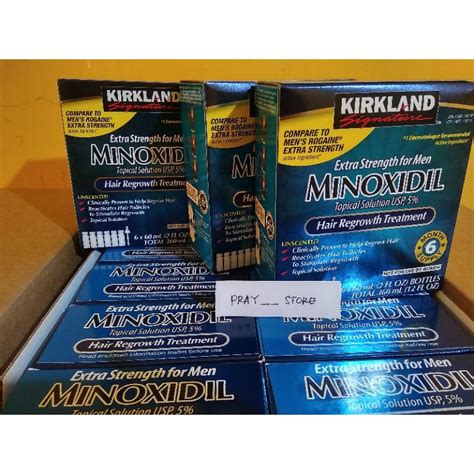 Jual Minoxidil Kirkland Segel Box Isi Btl Shopee Indonesia