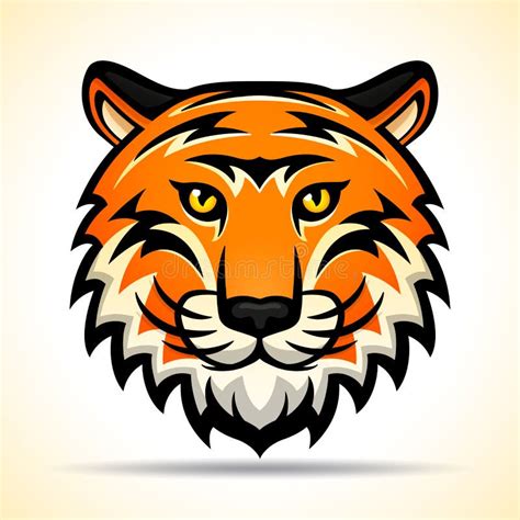 Diseño Gráfico De La Cabeza Del Tigre Del Vector Ilustración Del Vector