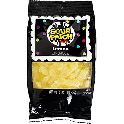 Yellow Sour Patch Kids, 16oz - Lemon | Party City