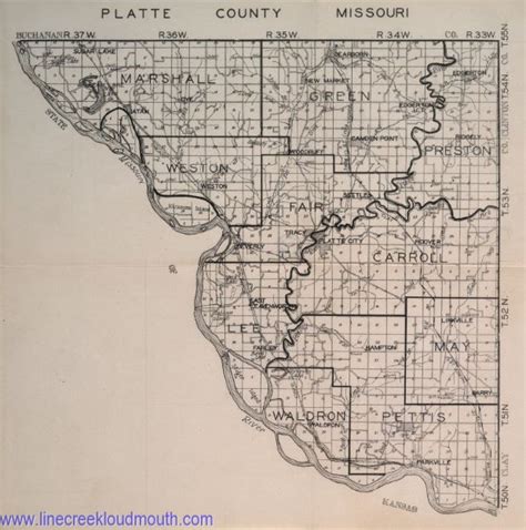 Platte County Missouri Map - Cities And Towns Map