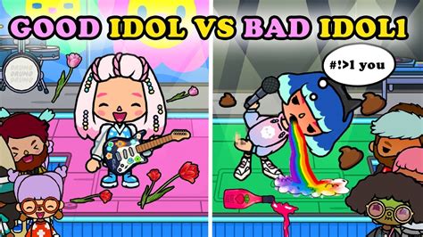 Good Idol 😇 Vs Bad Idol 😈 Toca Sunny Story Toca Boca Toca Life