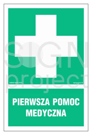 AF003 Pierwsza pomoc medyczna 10 x 15 cm PS płyta sztywna 1mm