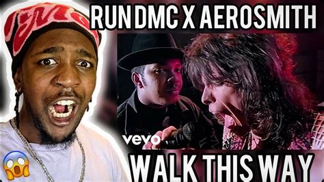 First Time Hearing Run Dmc Walk This Way Official Hd Video Ft