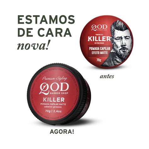 Pomadas Linha Barber Shop Qod Cosmetic