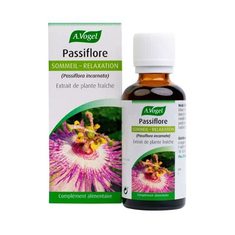 Extrait de plante fraîche Passiflore A Vogel Sommeil et relaxation 50ml