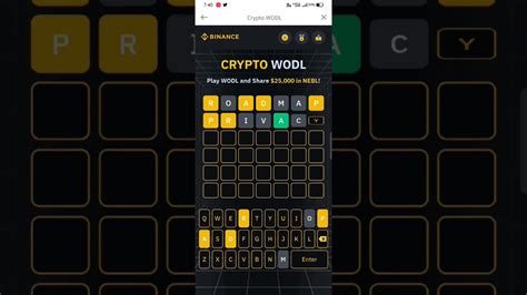 New Binance Crypto World Complete Answers New Binance Wodl 7 Letter