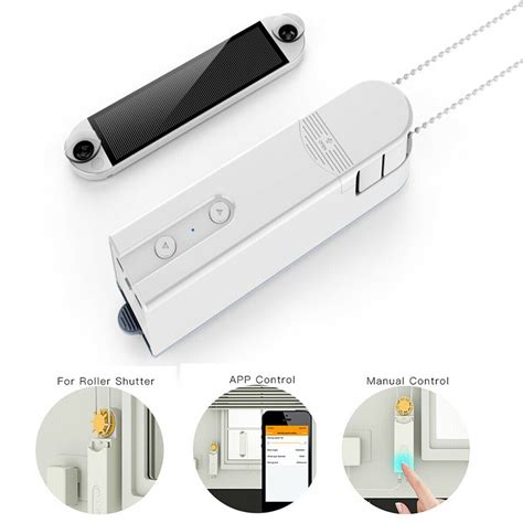 LNKOO Autmatic Blinds System DIY Smart Motorized Chain Roller By Solar