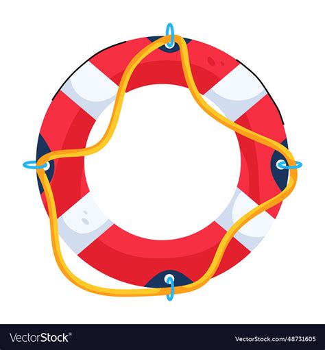 Lifebuoy Royalty Free Vector Image Vectorstock