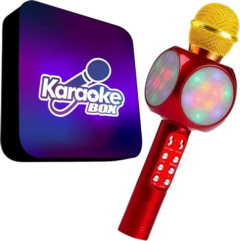 Aparelho De Karaoke Pontua O E Microfone Que Sai Sua Voz Nele