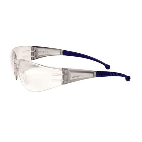 Elvex Sg 400c Af Atom Safety Glasses With Clear Anti Fog Hard Coated Polycarbonate Lenses