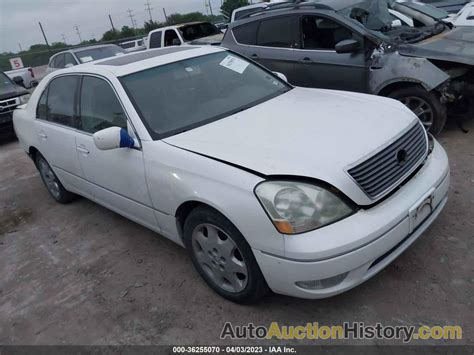 Jthbn30f310014782 Lexus Ls 430 View History And Price At Autoauctionhistory