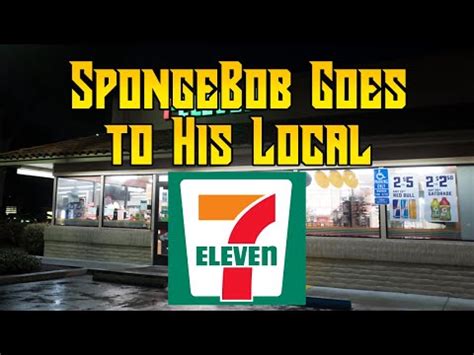 SpongeBob goes to his local 7-11 (SpongeBob SpacePants Pilot) [1] - YouTube