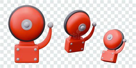 fire alarm wall bell red electrical element  audible warning