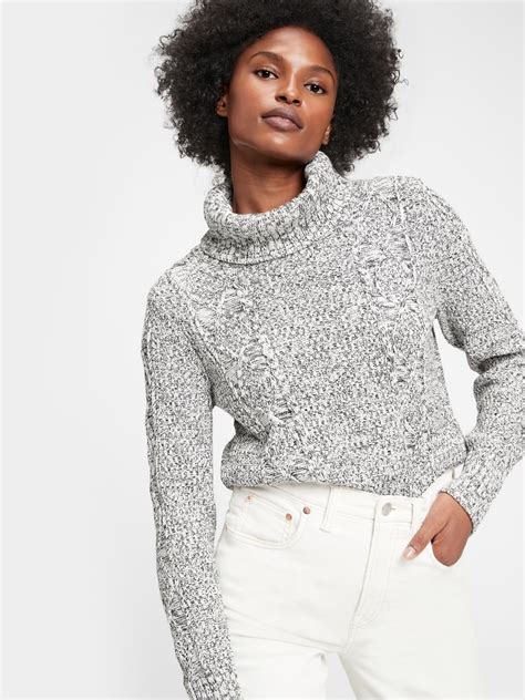 Cable Knit Turtleneck Sweater Best Sweaters From Gap 2020