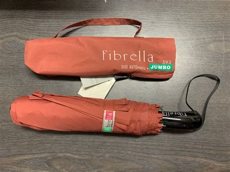 Fibrella Duo Automatic Umbrella Jumbo Brown F Hobbies Toys