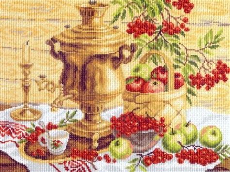 Канва с нанесенным рисунком Матренин Посад "Русский колорит", для ...