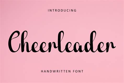 Cheerleader Font By Inermedia Studio · Creative Fabrica