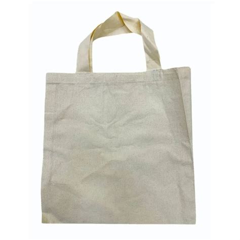 Plain Loop Handled 1Kg Cotton Cloth Bag For Shopping At Best Price In