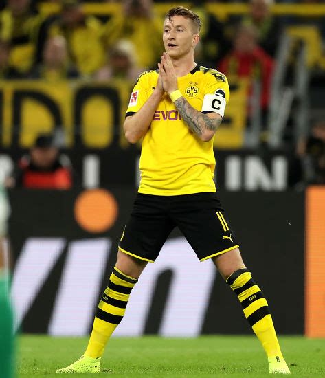 Dortmunds Marco Reus Reacts During German Editorial Stock Photo Stock