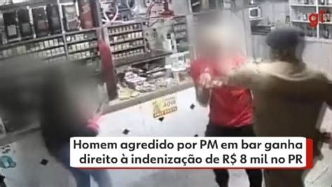 Homem agredido por PM em bar de Londrina ganha direito à indenização de