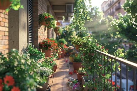 Premium Photo Transform Your Balcony Into A Lush Urban Oasis Oct