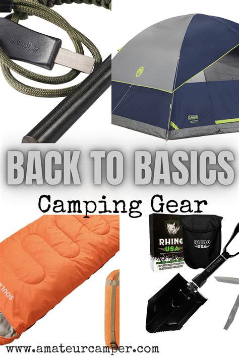 Find Affordable Back To Basics Camping Gear Amateur Camper Camping