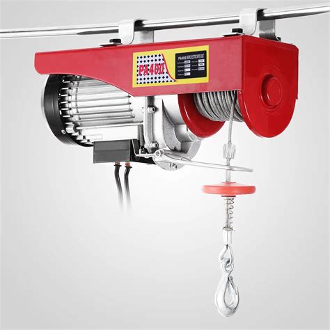 Electric Rope Pulley Hoist Wire Rope Pulling Electric Portable Garage ...