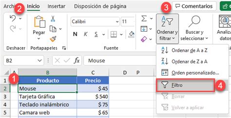 C Mo Utilizar El Autofiltro Personalizado En Excel Y Google Sheets