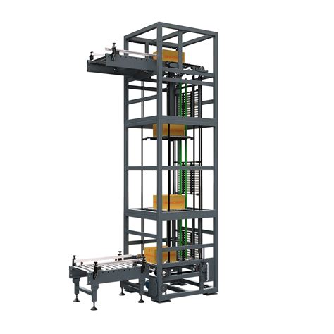 Multi Column Lift System For Factory Cartons Vertical Transfer
