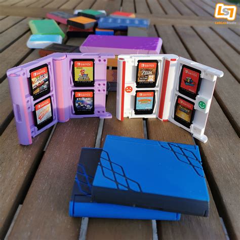 Download File Storage Boxes For 2 To 6 Nintendo Switch Cartridges • 3d Printable Template ・ Cults