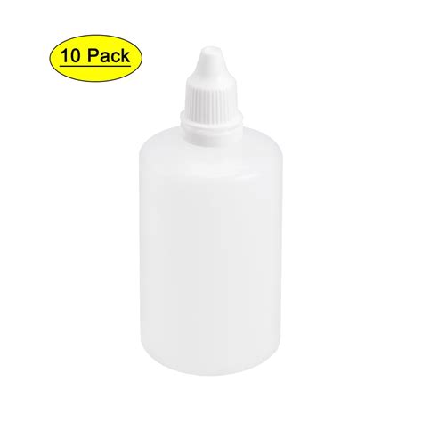 Uxcell Plastic 100ml 3 4 Oz Small Mouth Drop Bottle 10 Pack Walmart