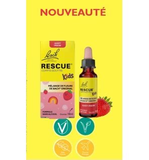 LA GAMME RESCUE Le concentré de sérénité mis au point par le Dr BACH