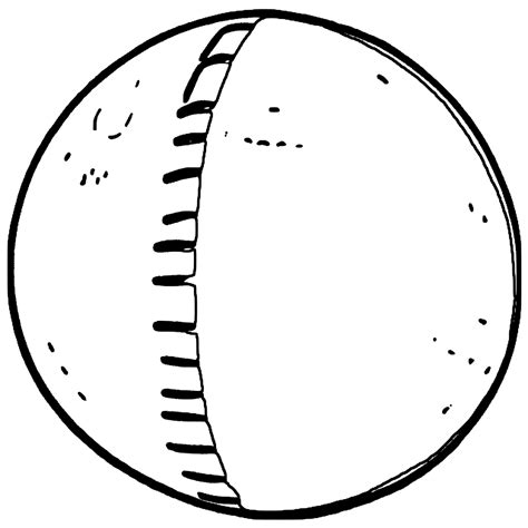 Basic Ball Outline Coloring Page · Creative Fabrica